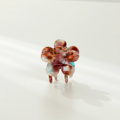 Mini Blossom Flower Half-Up Hair Clip