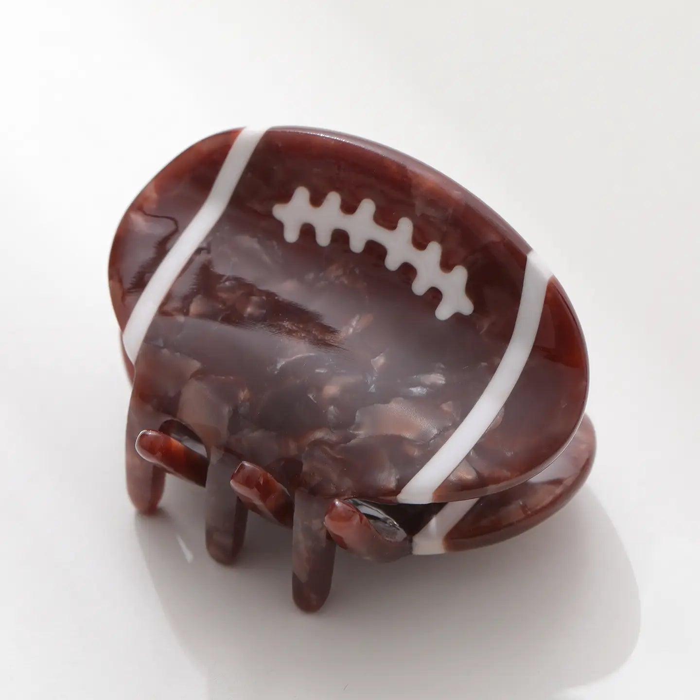 Football Mini 1" Eco Hair Clip