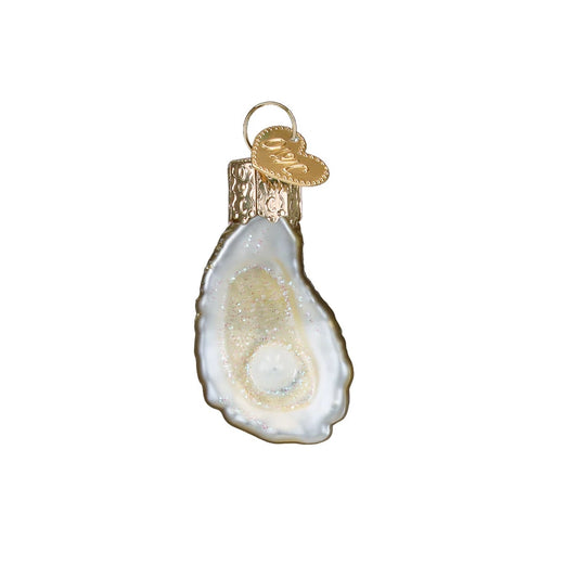 Mini Oyster with Pearl Glass Ornament