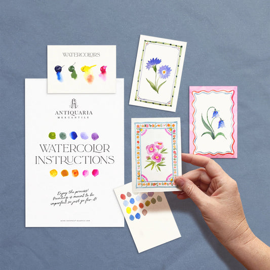 Flowers Mini Watercolor Painting Kit