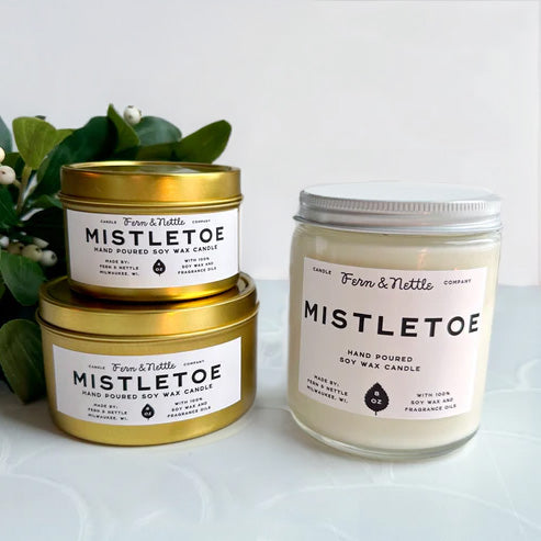 Mistletoe Soy Wax Candle