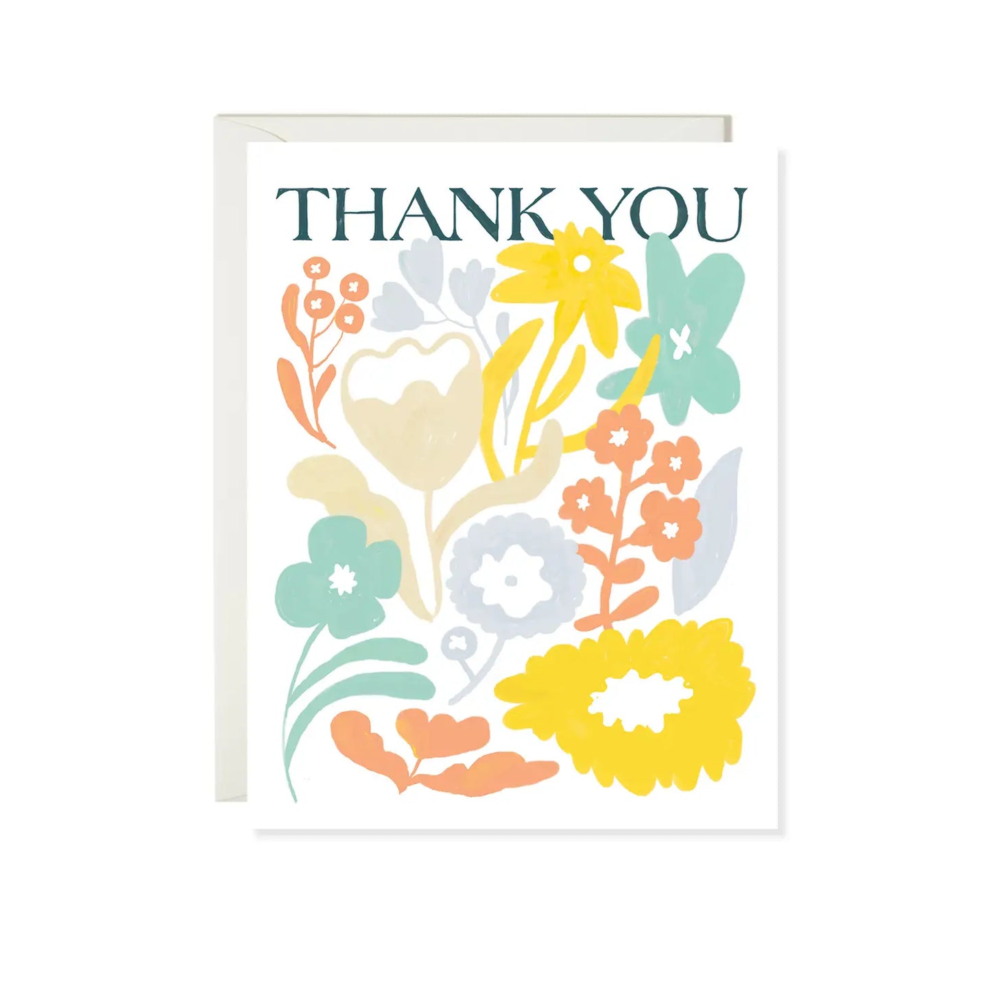 Minimal Flower Thank You Card