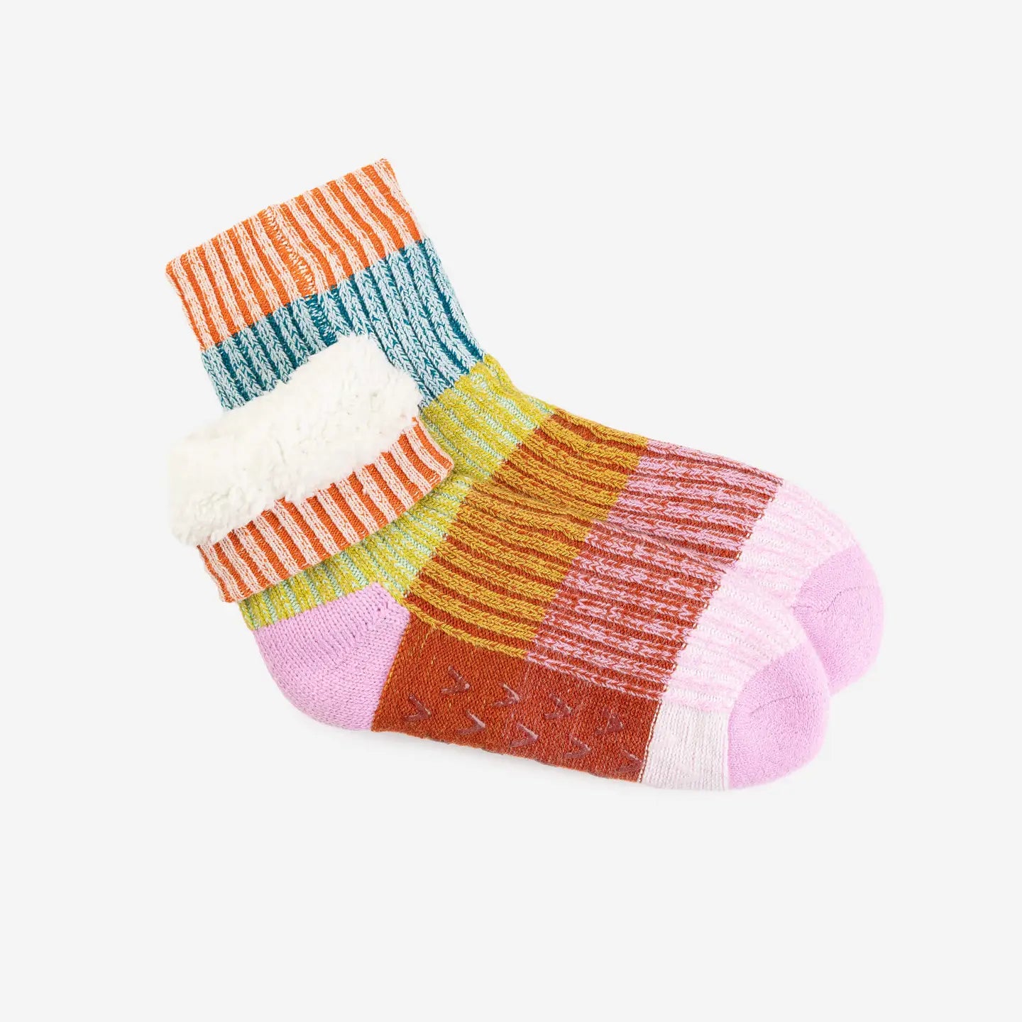 Mosaic Knit House Socks