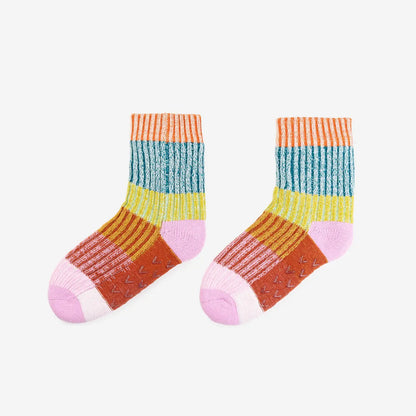 Mosaic Knit House Socks