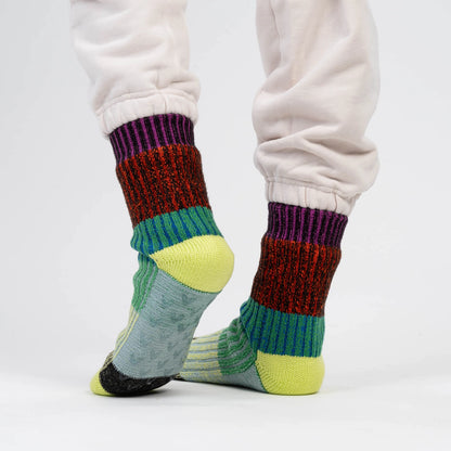 Mosaic Knit House Socks