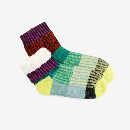 Mosaic Knit House Socks