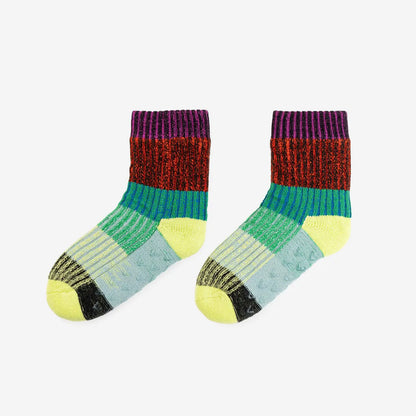 Mosaic Knit House Socks