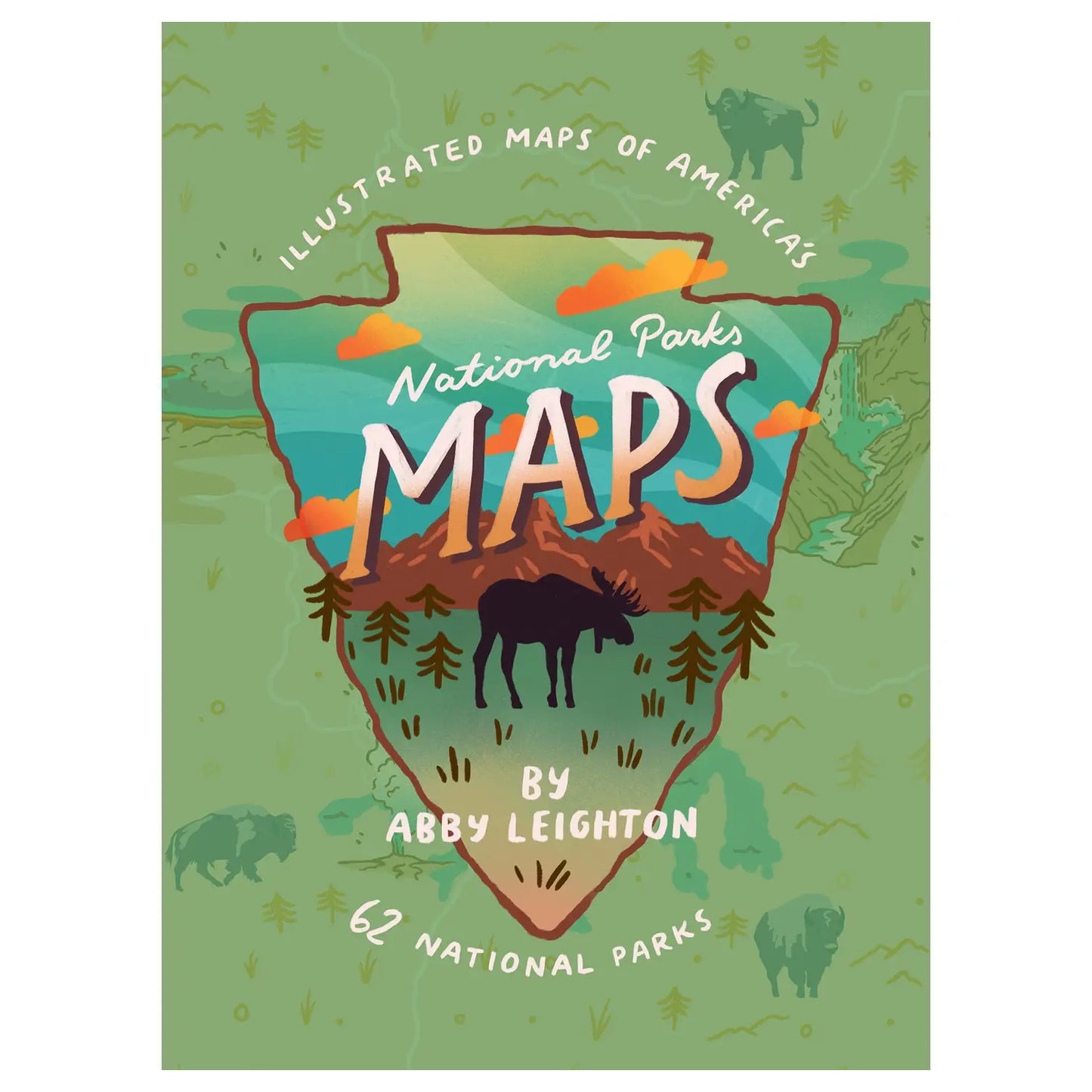 National Parks Maps: Illustrated Maps of 62 National Parks