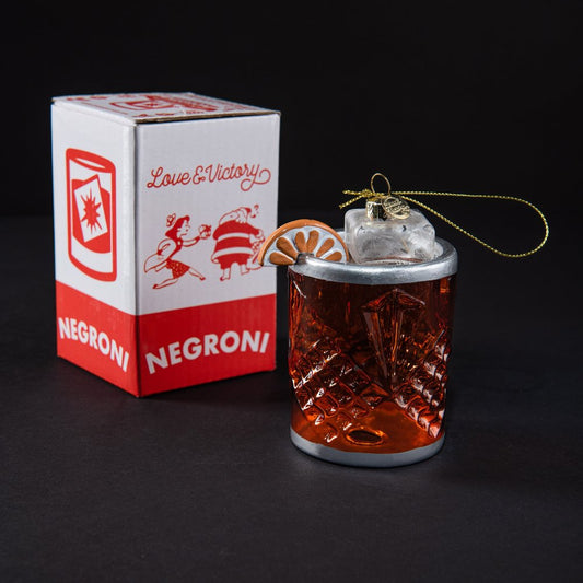 Negroni Handblown Glass Holiday Ornament