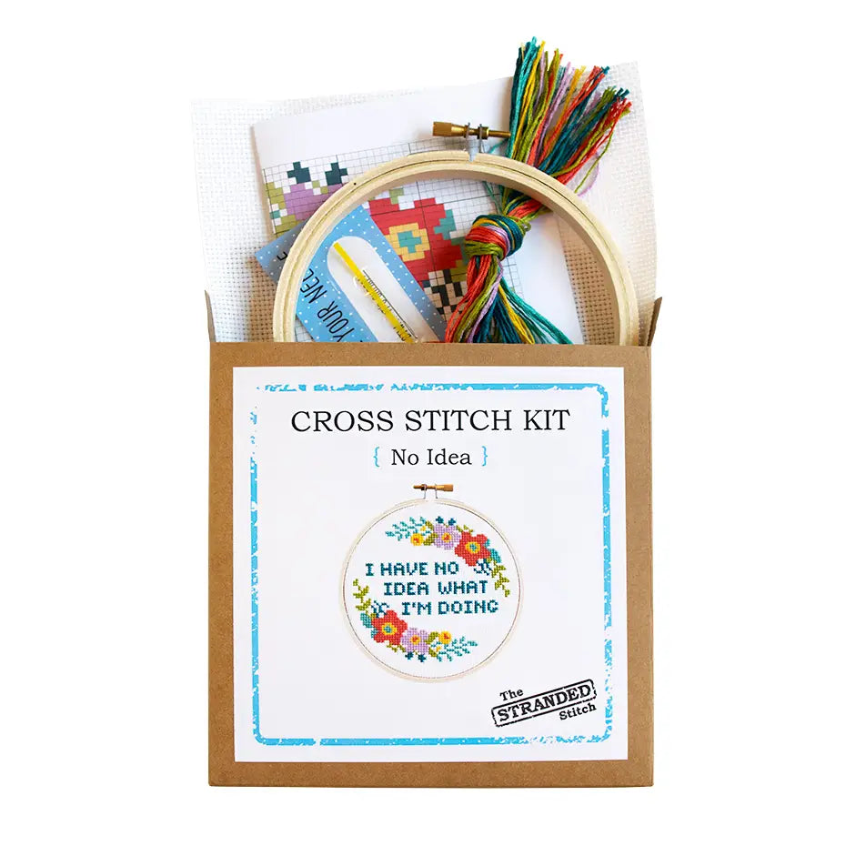 I Have No Idea What I'm Doing 5" Cross Stitch Kit