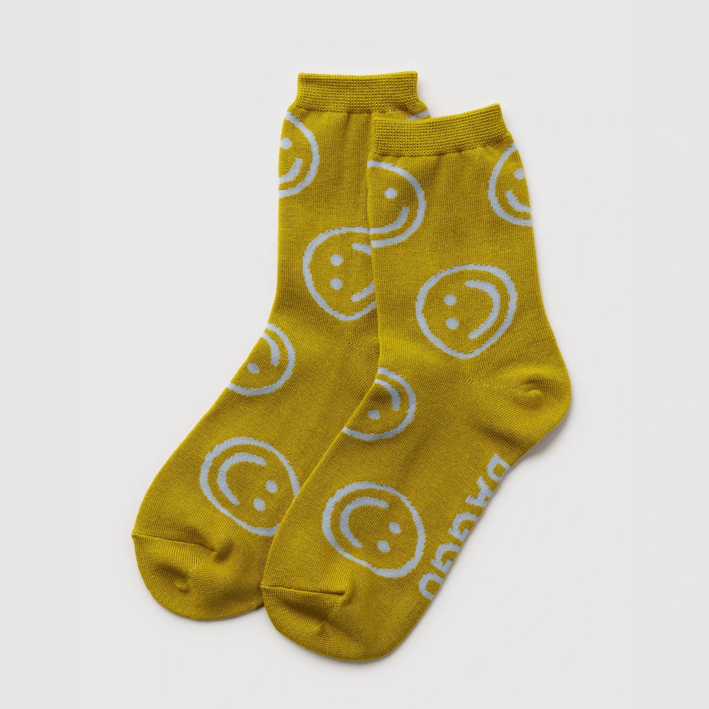 Bamboo Woven Crew Socks