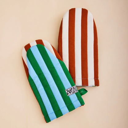 House Stripe Oven Mitt