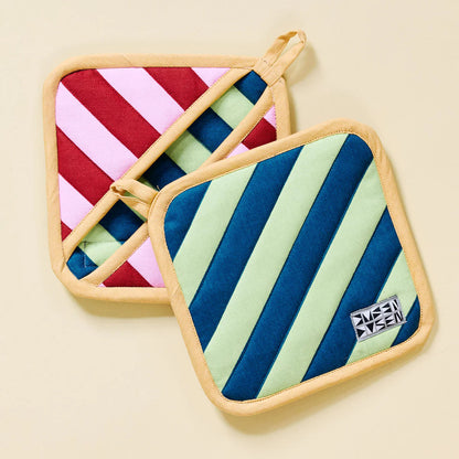 House Stripe Pocket Pot Holder