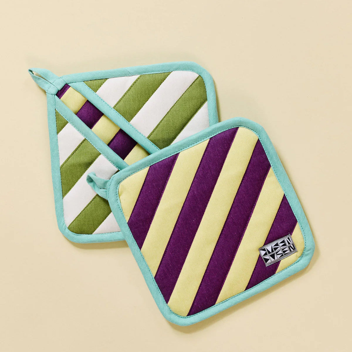 House Stripe Pocket Pot Holder