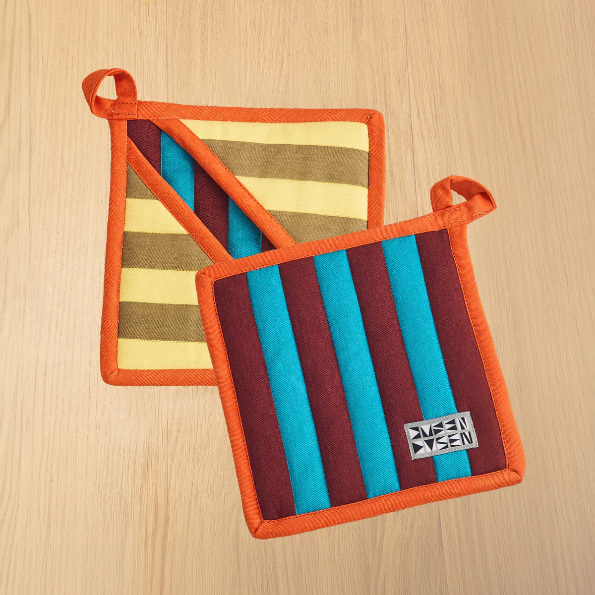 House Stripe Pocket Pot Holder