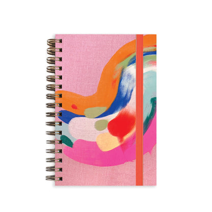 Palmita Painted Cover 4" x 6" Notebook (Ruled Pages)