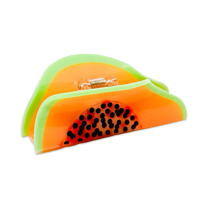 Papaya 3" Hair Clip