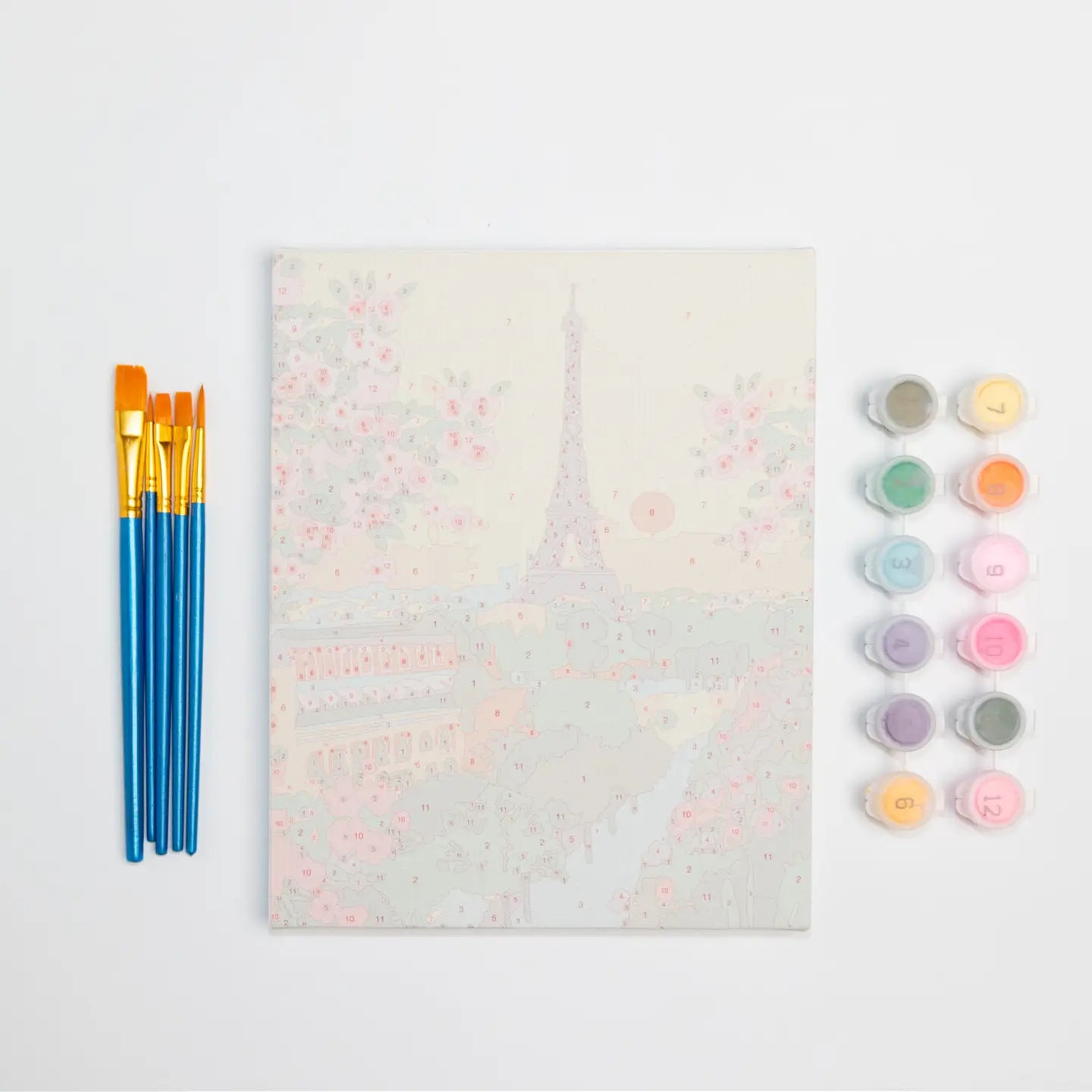 Paris Eiffel Tower 8" x 10" Paint By Numbers Kit