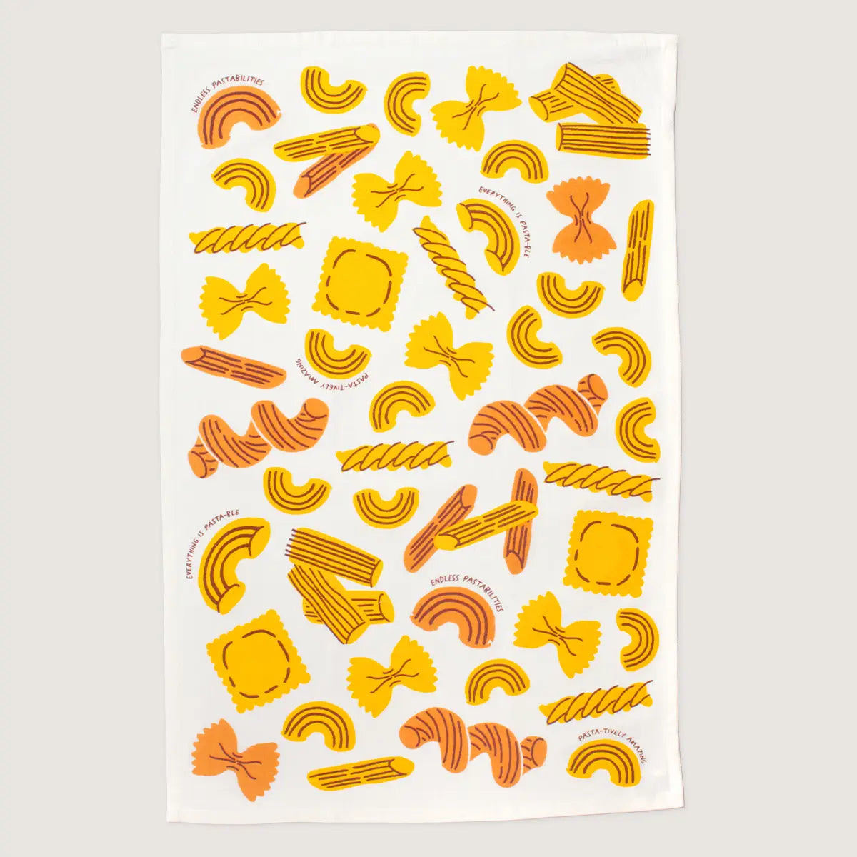 All the Pasta Screen Printed Tea Towel