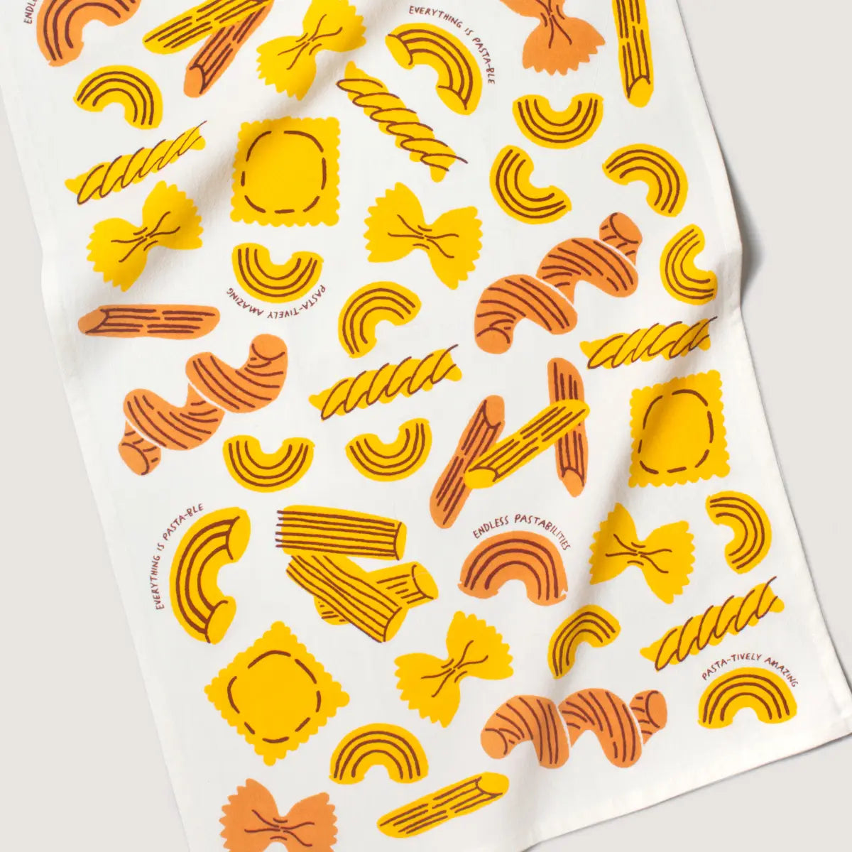 All the Pasta Screen Printed Tea Towel