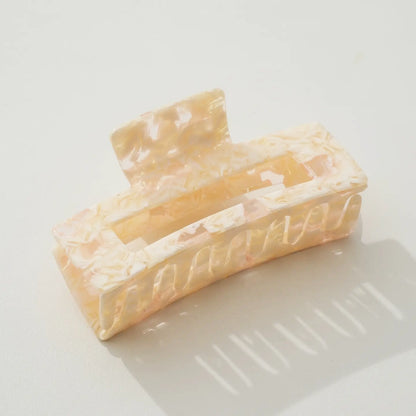 Peach Blossom Marbled Eco 4" Hair Clip