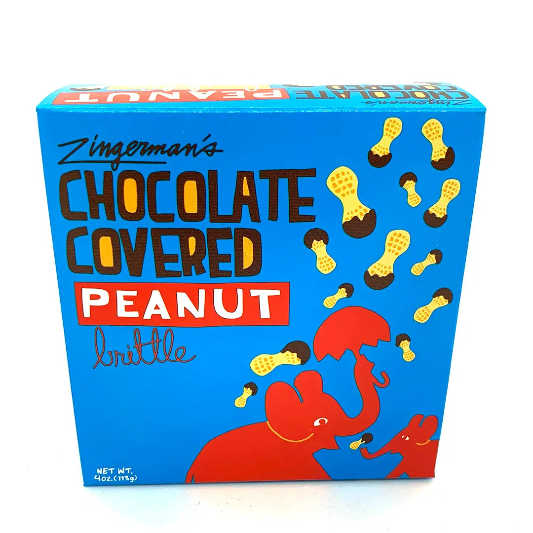 Zingerman's Chocolate Covered Peanut Brittle 4 Oz Box