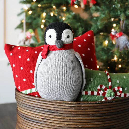 Penguin Knit Kids Stuffed Toy