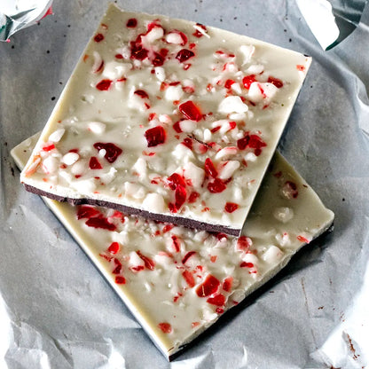 Peppermint Bark Dark Chocolate Bar