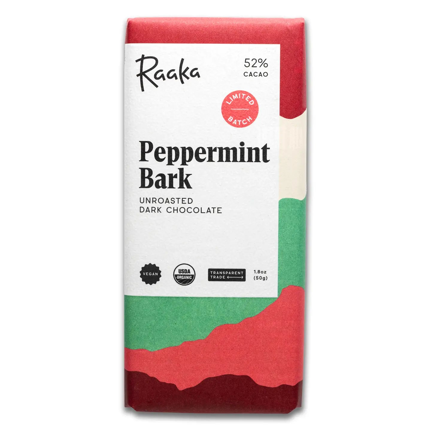 Peppermint Bark Dark Chocolate Bar