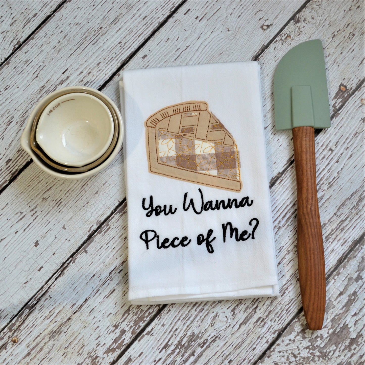 Piece of Me Pie Kitchen Tea Towel