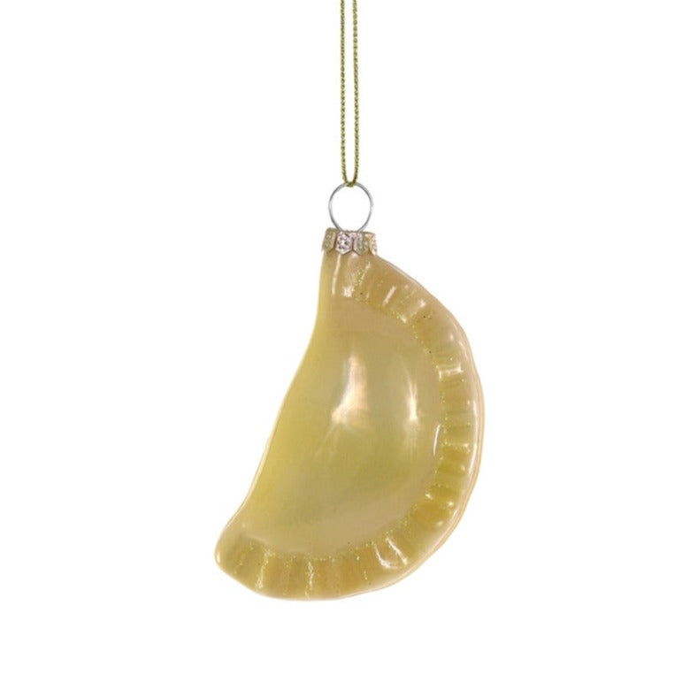 Pierogi Glass Holiday Ornament