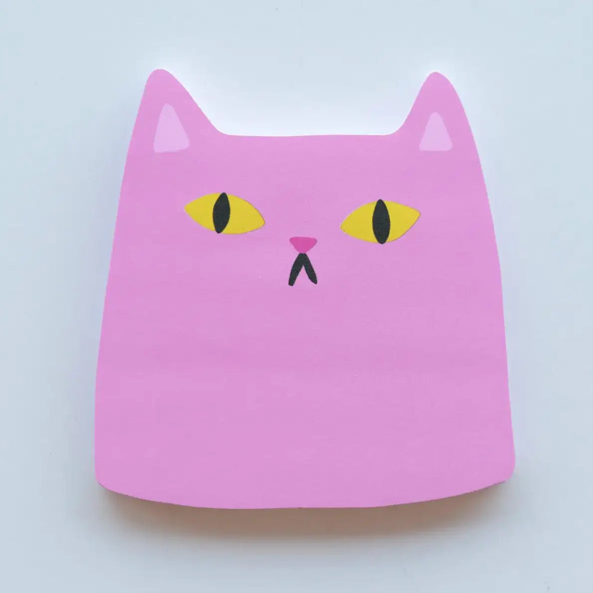 Pink Cat Sticky Notepad