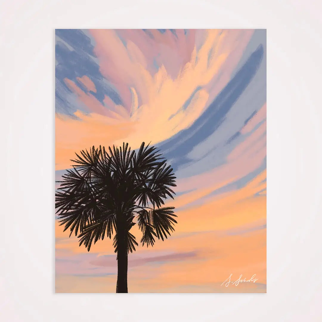 Pitt Street Palm 8" x 10" Print