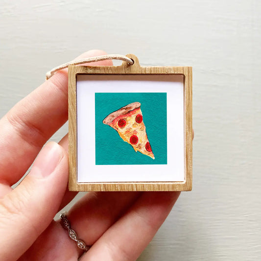 Pizza Mini 1" Gouache Art Print