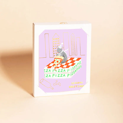 Pizza Rat Seasons Greetings Holiday Card (Box of 8)