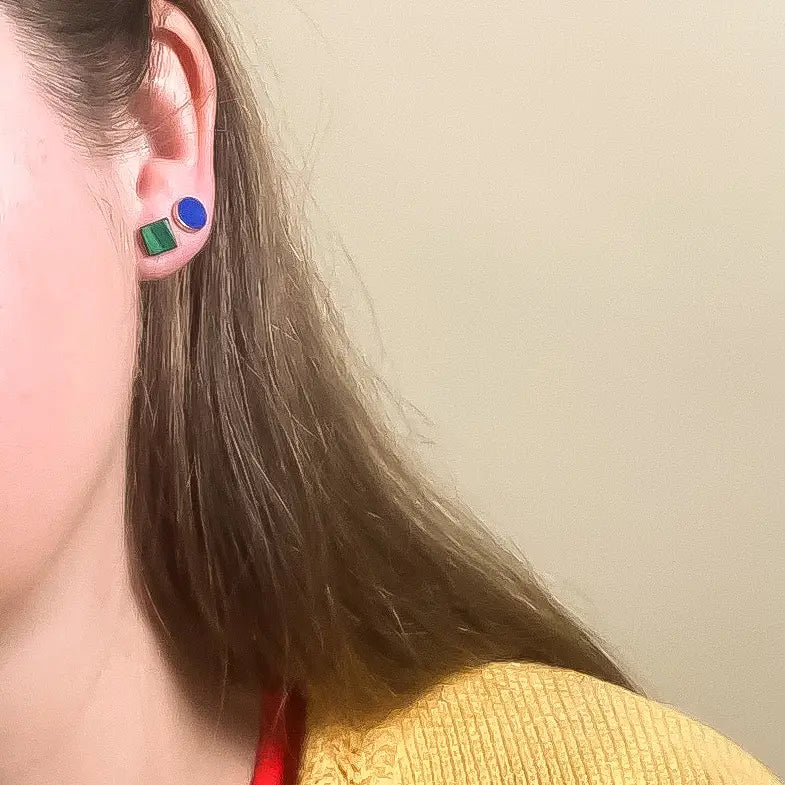 Primary Shapes Stud Earrings (Set of 4)