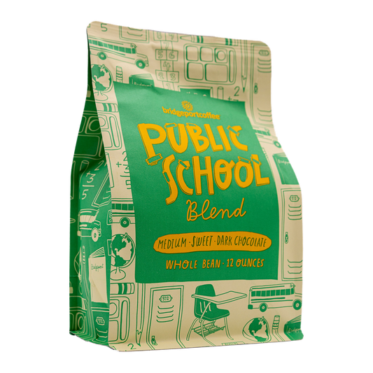 Public School Medium Roast Whole Bean Coffee (12 oz bag)