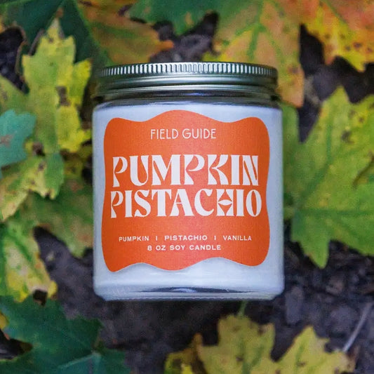 Autumn Field Guide Soy Wax Glass Candle