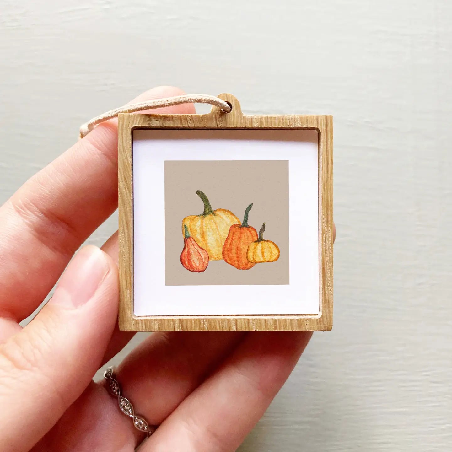 Pumpkins Mini 1" Framed Art Print