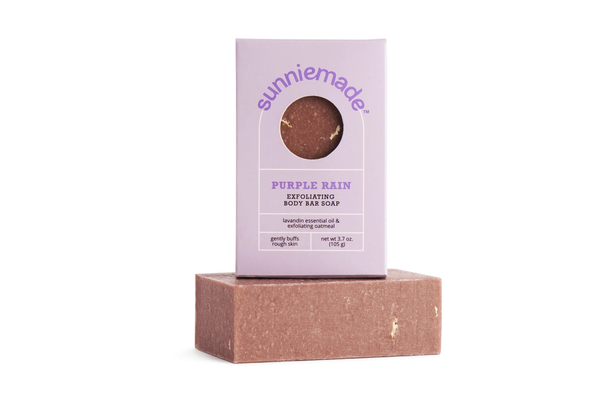 Purple Rain Exfoliating Body Bar Soap