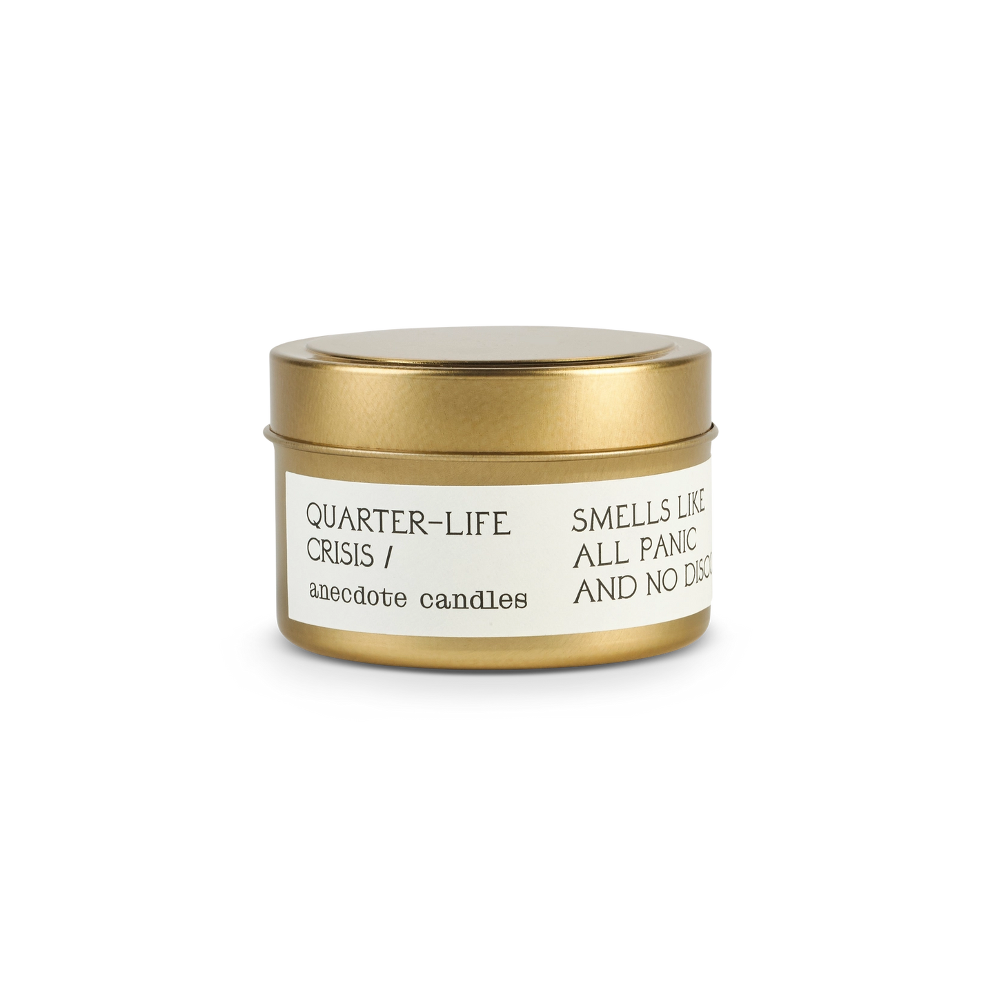 Anecdotal Coconut Soy Wax Travel Tin Candle