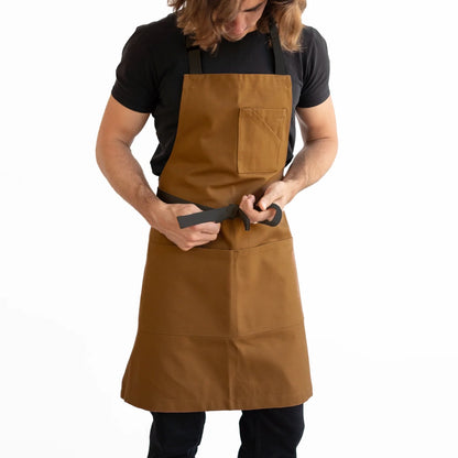 Chef's Utility Cotton Bib Apron