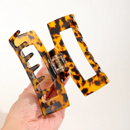 Eco Large Rectangular 4" Hair Claw Clip