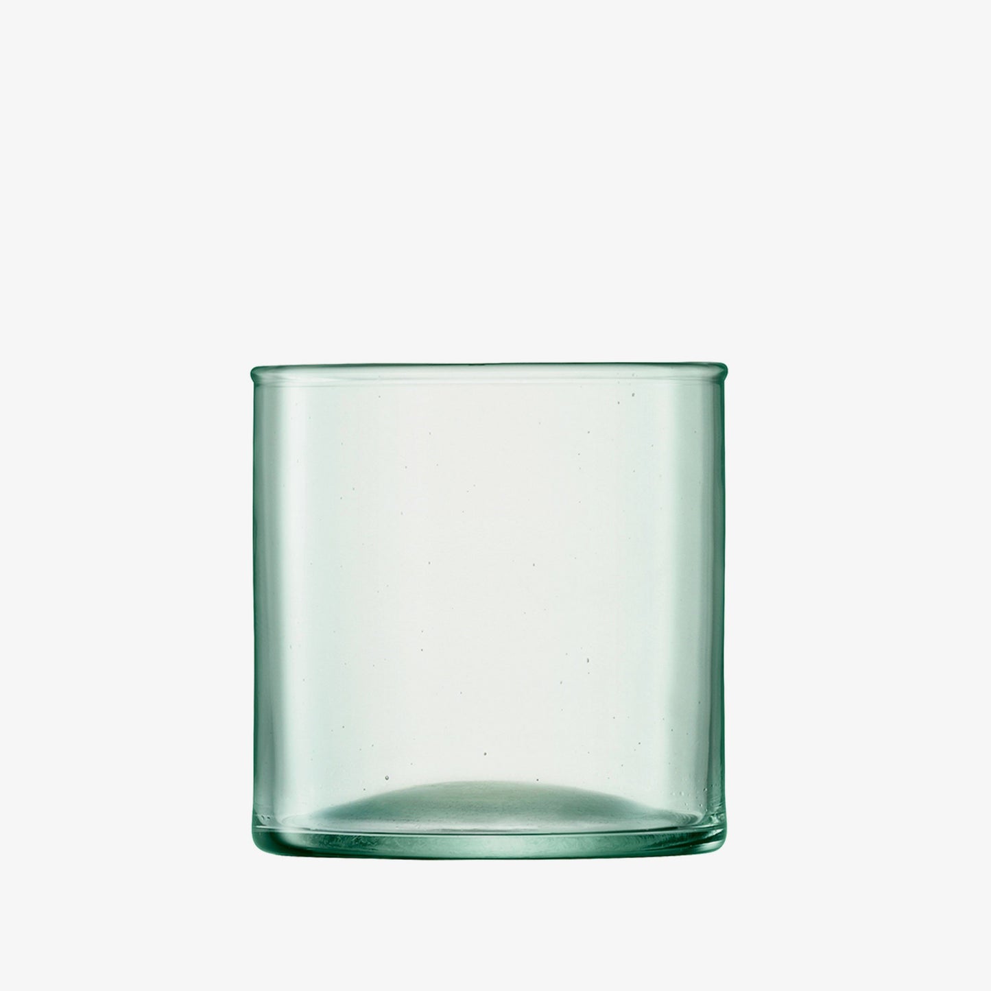 Recycled Simple Aqua Drinking Glasses (Set of 4)