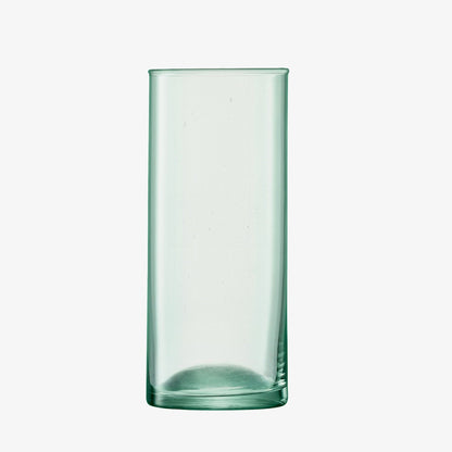 Recycled Simple Aqua Drinking Glasses (Set of 4)