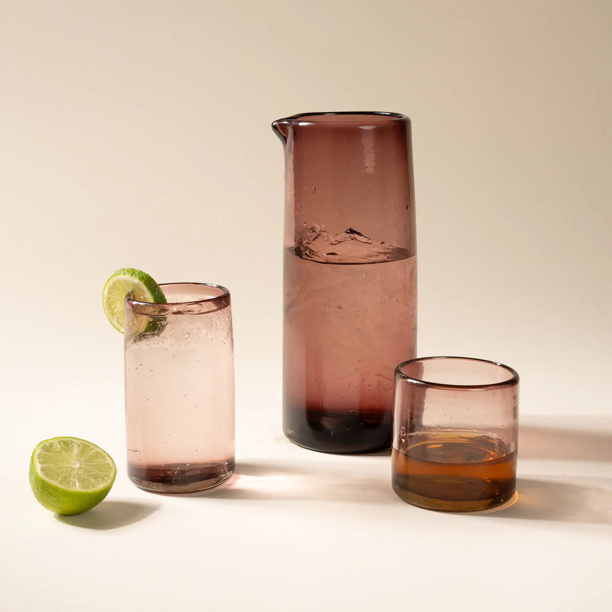 East Fork Recycled Handblown Glass Pitcher