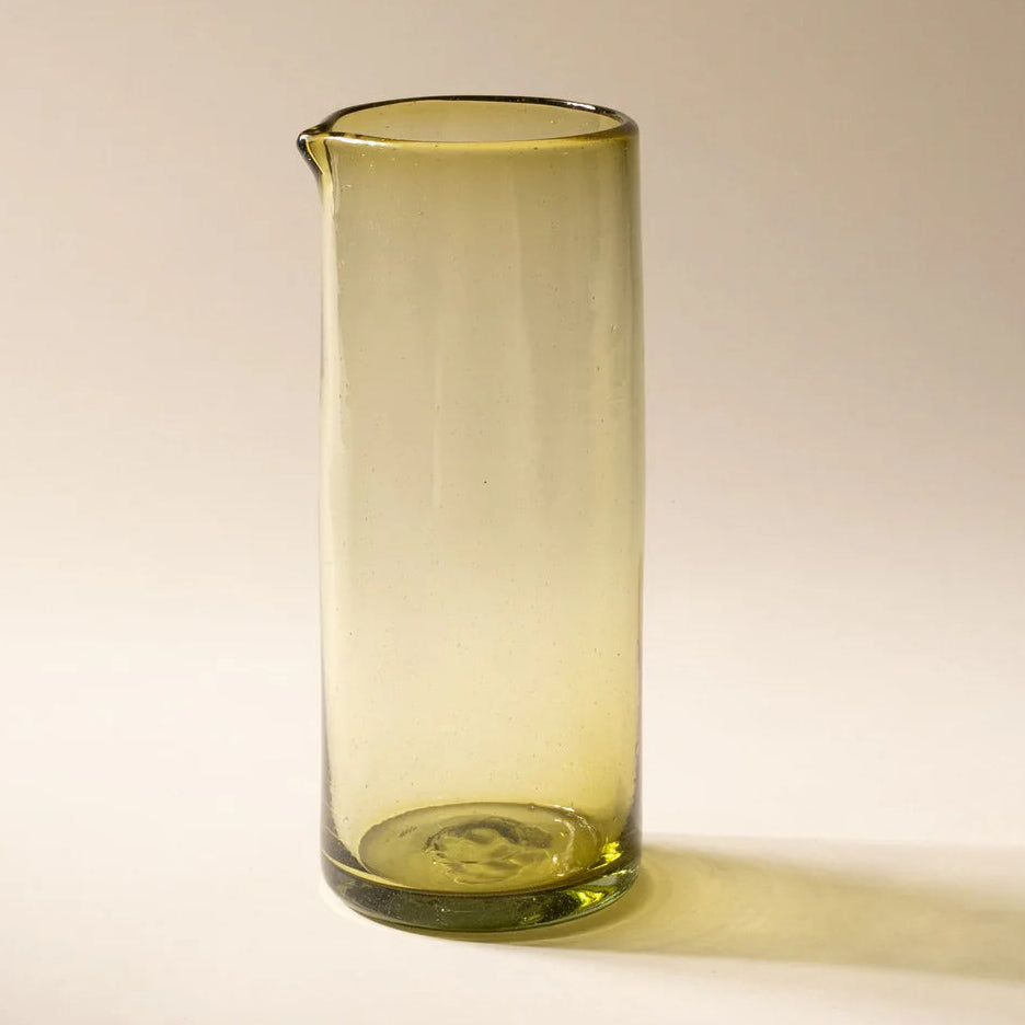 East Fork Recycled Handblown Glass Pitcher