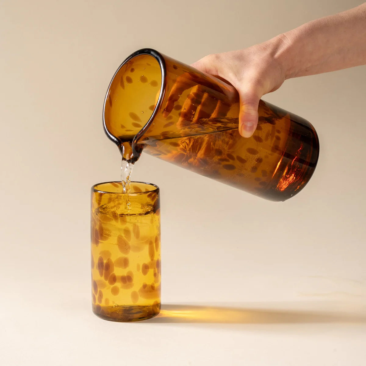 East Fork Recycled Handblown Glass Pitcher