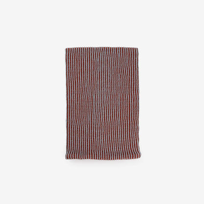 Simple Grid Knit Snood Neck Warmer