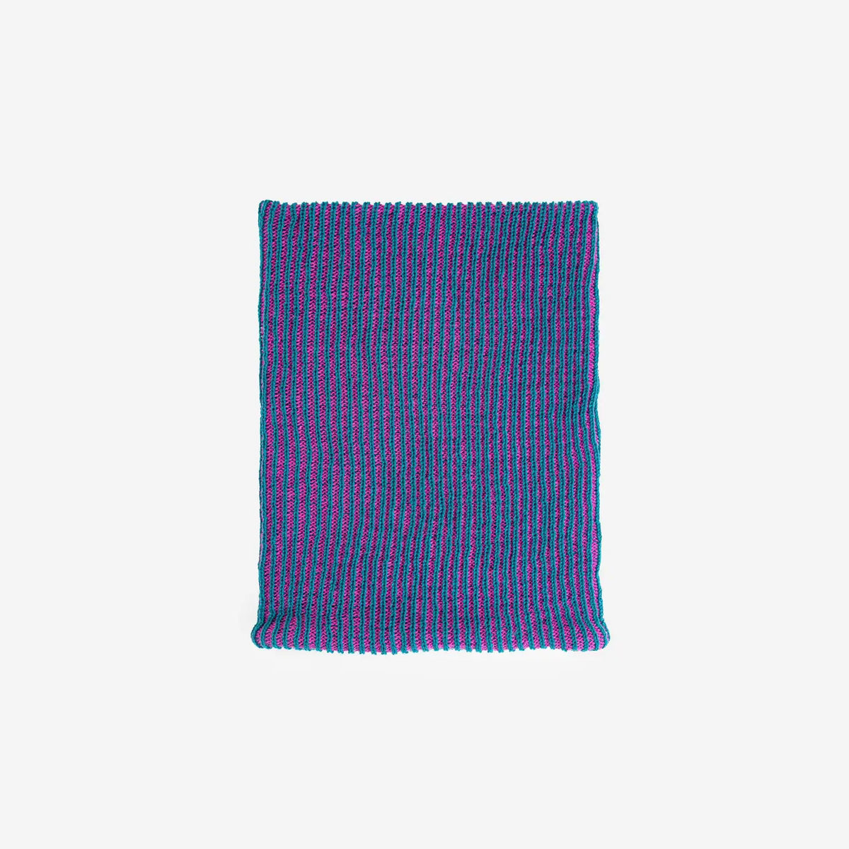 Simple Grid Knit Snood Neck Warmer